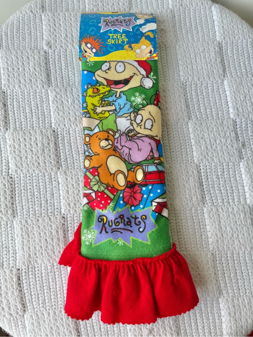 Vintage Nickelodeon Rugrats Christmas Tree Felt Skirt
